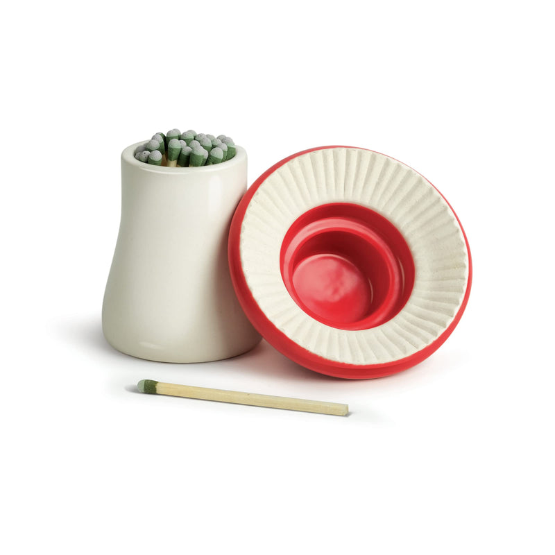 [Australia] - Genuine Fred MERRY MUSHROOM, Decorative Ceramic Match Striker and Storage 