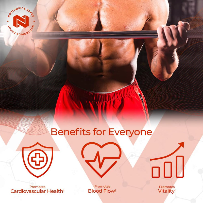 [Australia] - Nootropics Depot Horny Goat Weed Capsules | 200mg | 30 Count | Minimum 50% Icariin | Epimedium brevicornum 30 Count (Pack of 1) 