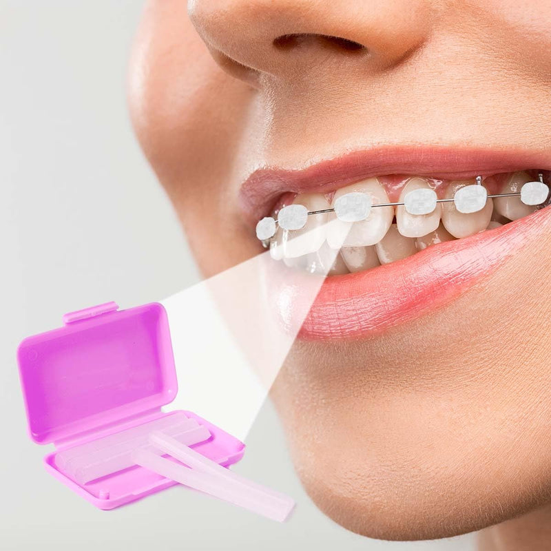 24 Pack Colorful Orthodontic Wax Dental Wax for Braces Wearer 24 Pack