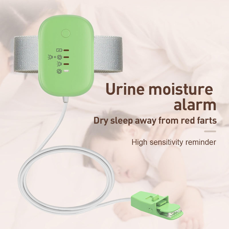 [Australia] - Bedwetting Alarm for Boys Girls, Night Time Potty Training Alarm Whit 3 Working Modes, Highly Sensitive Moisture Sensor, USB Rechargeable ‚Äì Stop Bedwetting Fast (Green) Green 