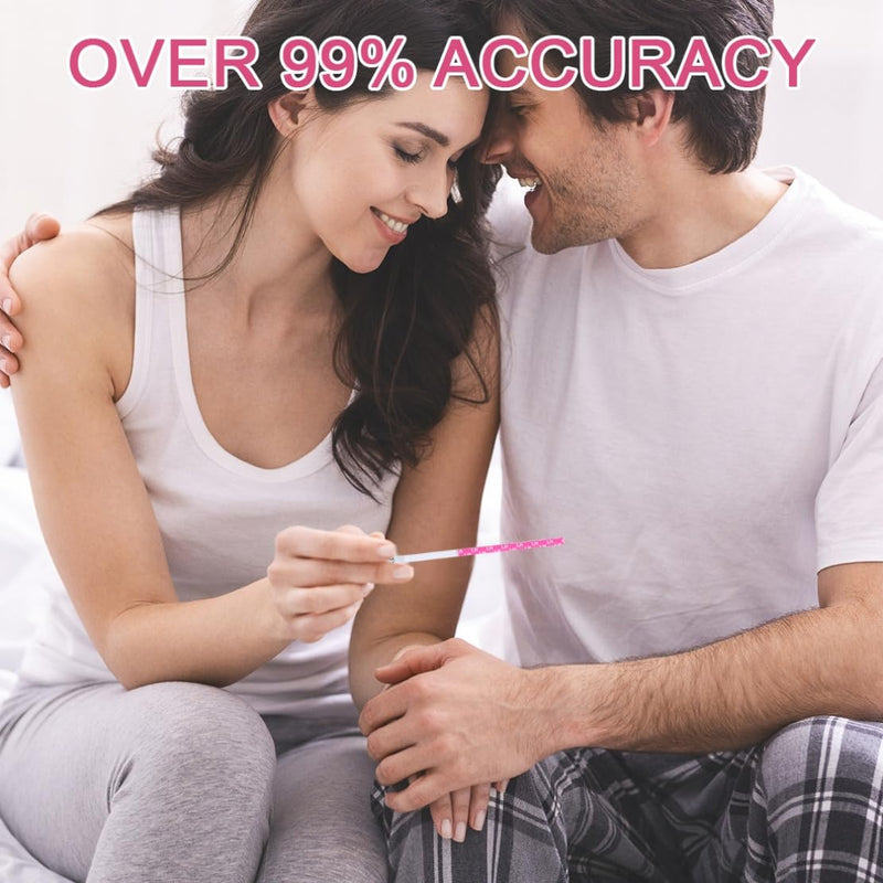 Ovulation Test Strips with Reusable Urine Cup 30 Counts Accurate LH Ovulation Predictor Kit for Women at Home LH Surge Detection Fertility Test