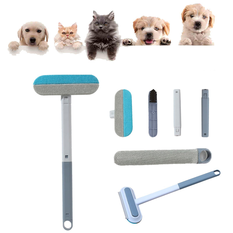 Multifunctional Pet Hair Remover, Reusable Pet Hair Remover, 4 in 1 Washable Lint Brush for Dog and Cat Hair, Gentle on Couches, Carpets, Clothes, Bedding