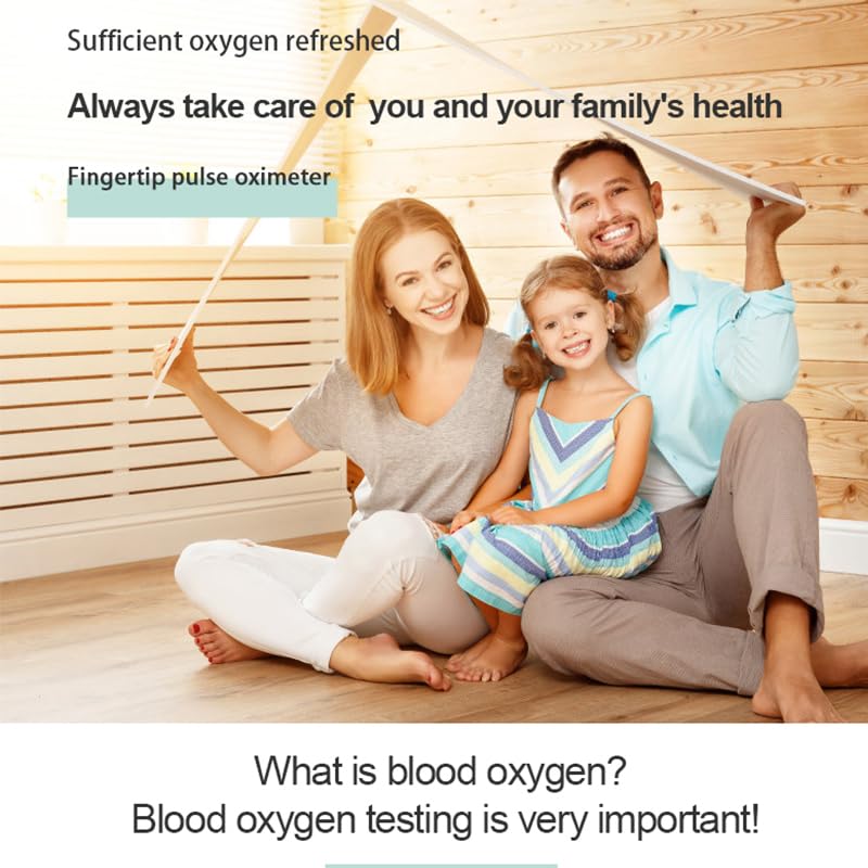 Fingertip Pulse Oximeter - Accurate Blood Oxygen Monitor (SPO2) & Heart Rate Monitor With Anti Motion Interference -Suitable for home/outdoor use