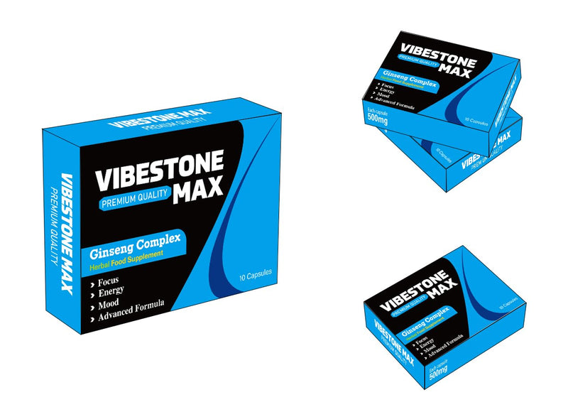 Ultra Strong VIBESTONE MAX™.10 x 500mg Pills - Herbal Supplement, Performance Enhancing Supplements for Energy, Stamina and Endurance.