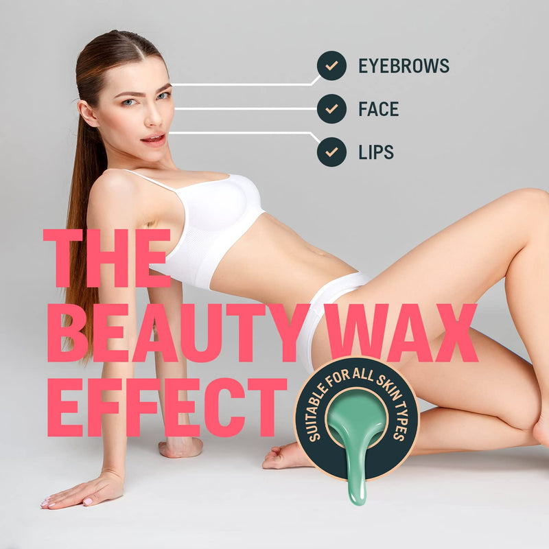[Australia] - Wax beads for hair removal with aloe vera 800g - without fleece strips 