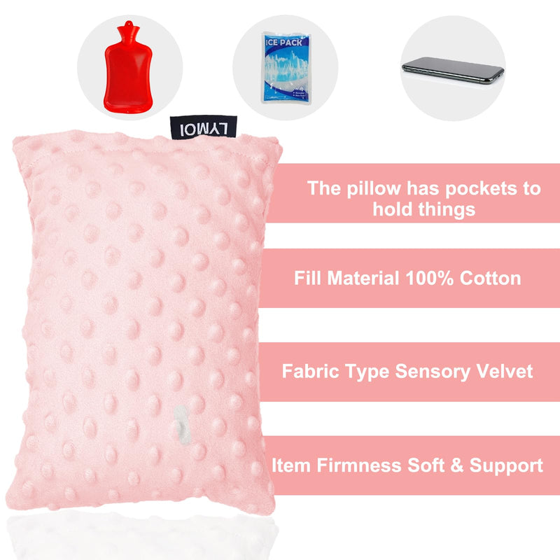 [Australia] - Abdominal Surgery Pillow with Pocket, Hysterectomy Pillow Post Surgery, Hysterectomy Recovery Must Haves, Recovery Pillow Gifts for Tummy Tuck C-Section Surgery, Ice/Hot Pack Not Included (Pink) Pink 