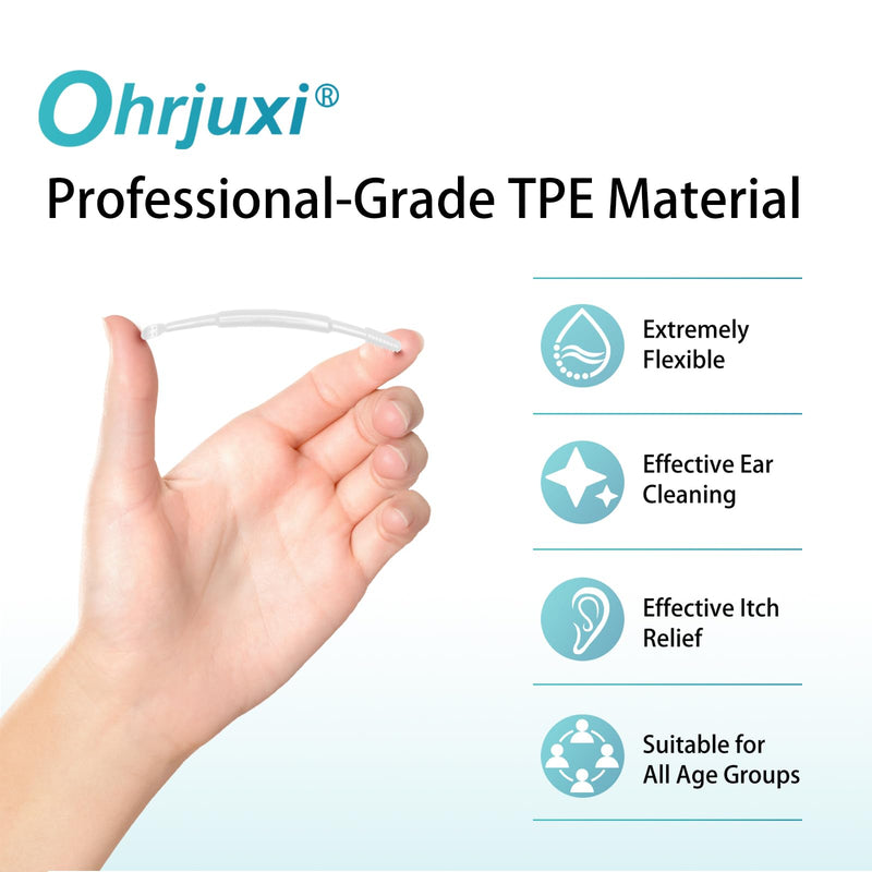 [Australia] - Ear Wax Removal Tool - 18 PCS Reusable Ear Cleaners, Professional-Grade TPE, Effective & Gentle Ear Cleaning Kit, Clogged & Itch Ear Relief - Suitable for All Types of Ears(3 Styles) 18-mixed 