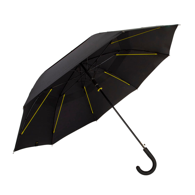 ShedRain Vortex V2 Windproof Stick Umbrella, Auto Open, Assorted Vex Black