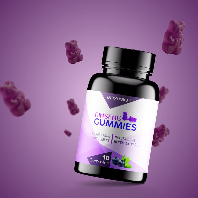 500mg Gummy | Stronger | Longer | Harder | Performance | Extra Strength Enhancing Gummies, Stamina Endurance Booster Supplement for Men | 10 Ginseng Gummy