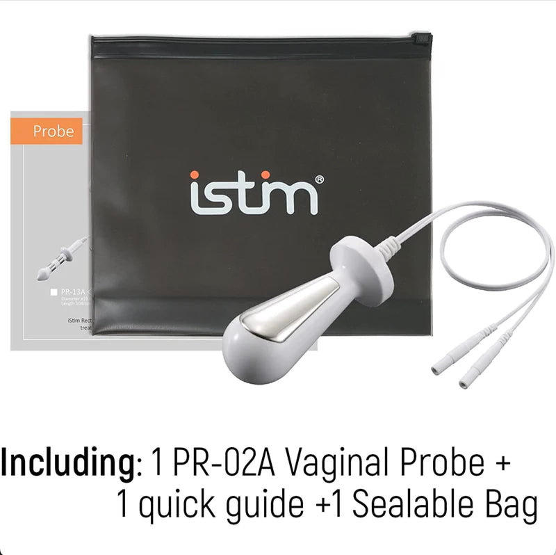 [Australia] - iStim PR-02 probe for kegel exercise, pelvic floor electrical muscle stimulation, incontinence - compatible with incontinence EMS machine Vaginal 