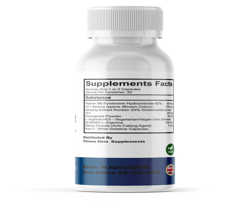 InnovaBoost - Male Enhancement Support - 60 Capsules - Improved Enhancement Formula - Fitness Hero Supplements