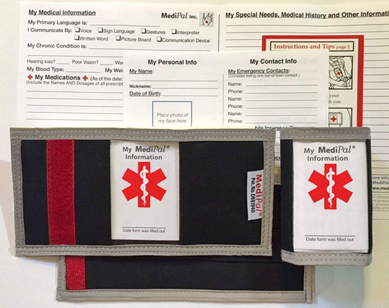 [Australia] - Medical Alert ID on Seatbelt Covers Shoulder Strap, w/Emergency Medical info for Autism Awareness, an Allergy ID, Seizure Alert, Diabetic ID, Dementia Product for Elderly + Medication List All Health Conditions 