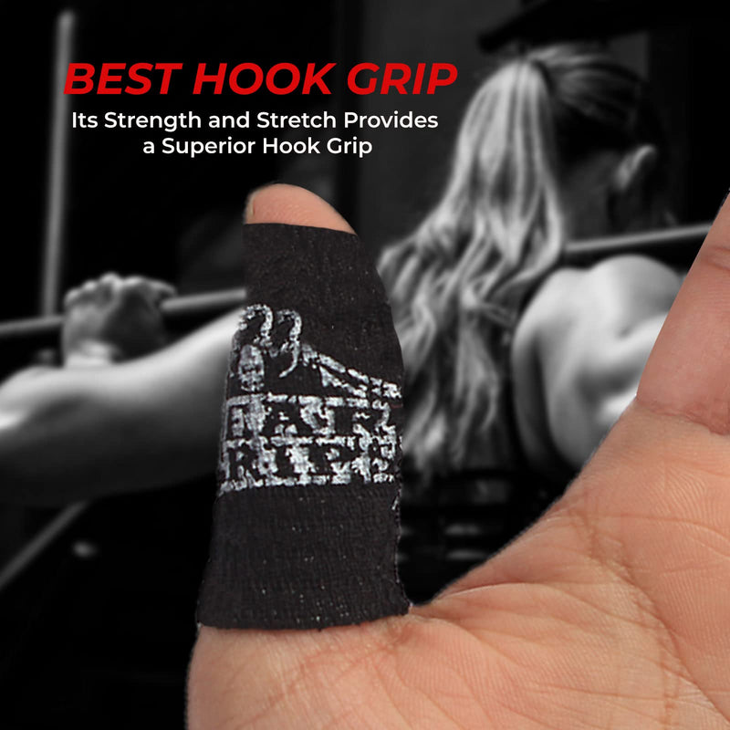 Bear Grips Weightlifting Tape | Thumb Tape, Athletic Wrist Tape, Finger Tape | Weight Lifting Tape, Sport Tape, 3-Pack | Tactical Tape, Stretchy Hand Tape, Gym Tape, WOD Tape, Hook Grip Tape, Workout BG Black