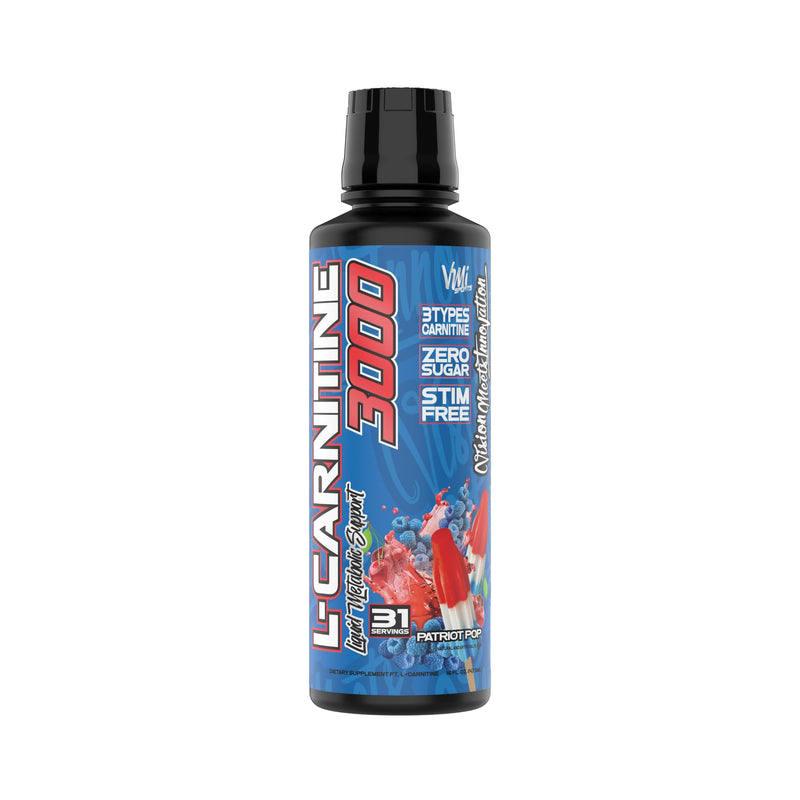 [Australia] - L-Carnitine 3000 Liquid | 3000 mg Carnitine Supplement | Zero Calorie Zero Sugar Keto Friendly for Men and Women ‚Äì Great Tasting| 31 Servings (Patriot Pop, 16 fl. oz.) Patriot Pop 