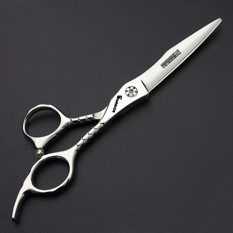 [Australia] - Japan 440C Hairdressing Studio Hairdressing Styling Professional Toolset Fashion 6' Hairdressing Scissors and Efficient Scissors (6 Inch, 2 Pieces-A) 6 Inch, 2 Pieces-A 