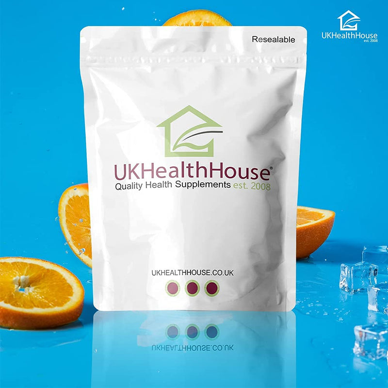 UKHealthHouse Vitamin C + Zinc - 360 Tablets - Immune System Support High Strength Vitamin C 100mg with Zinc 15mg - VIT C Supplement for Skin & Teeth