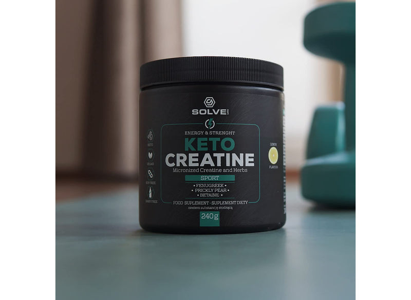 ● Keto Creatine Monohydrate Powder with Plant Extracts ● Micronized Creatine with Betaine, Fenugreek, Opuntia Fig, Ceylon Cinnamon Bark ● Pure Creatine Supplement for Men & Women 240g