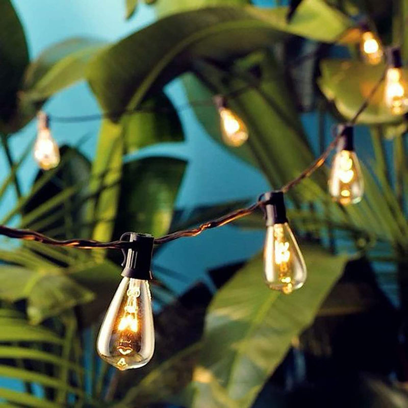 Konictom ST38 Edison Replacement Light Bulbs, 7W Clear Glass String