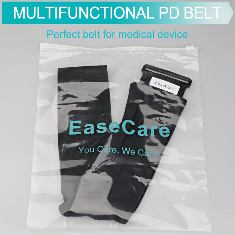 [Australia] - Peritoneal Dialysis PD Belt Catheter Holder Adjustable Abdominal Waist Accessories for Stomach G/Peg/J Feeding Tube Women Men Black, Large 36-50" Large (Pack of 1) 