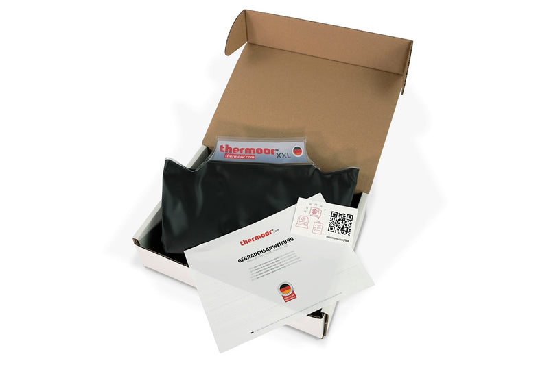[Australia] - thermoor Moor Pillow XXL [30x40cm] - therapeutic deep heat for the back black 