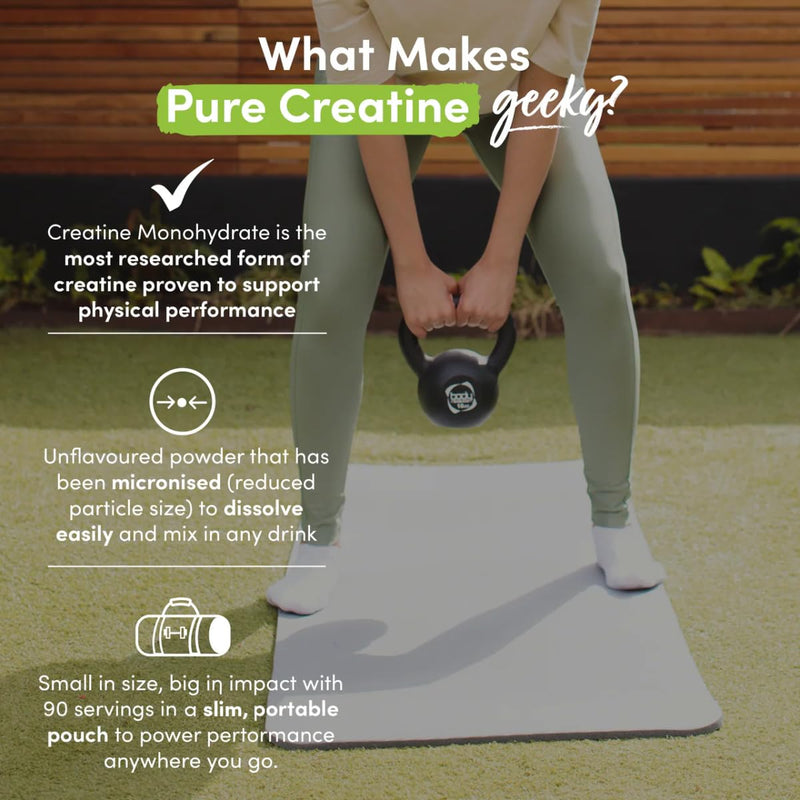 Pure Creatine Monohydrate Powder - 315g (90 Servings) - Easy Dissolve Creatine Powder, Unflavoured & Micronised (Not Creatine Gummies or Creatine Tablets), Vegan Creatine for Women and Men 3 Months Supply (1 Pack)