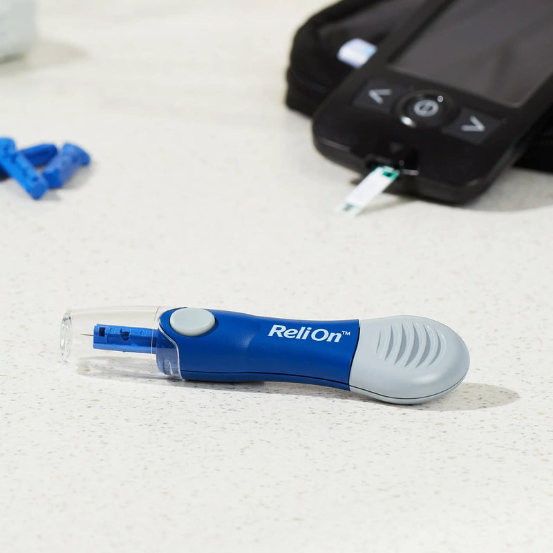 [Australia] - Lual's 45 Diabetes Decoded Bundle with Lancing Device Compatible with Most Brands | 1 Relion Lancing Device Plus + 10 Ultra-Thin Lancets | lancing devices for blood testing 