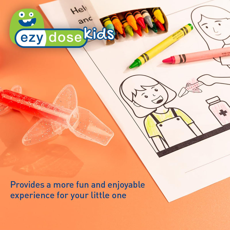 [Australia] - EZY DOSE Kids Medi-Plane Spoon, 10mL, Precise and Accurate Medicine Dosing Spoon for Liquid Medications, BPA-Free, Pediatric Measuring Tool, Travel-Friendly, Ideal for Syrups, Vitamins, Supplements 