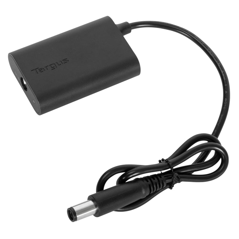 Targus Legacy 65W DC Power Converter with Tips & Storage – Compatible with DOCK310, DOCK315, DOCK180 – Power Delivery Charging for Legacy Laptops - ACA48GLZ
