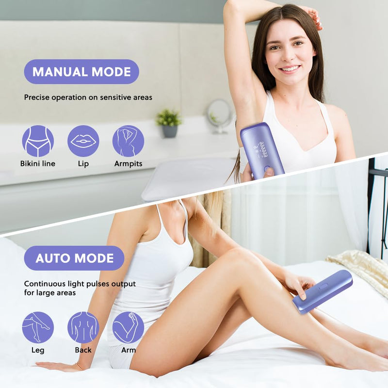 [Australia] - ACWOO 3 in 1 IPL device hair removal laser with cooling function, IPL laser hair removal device, 99999 light pulses laser hair removal, HR/SC/RA, pain-free, for face, armpits, legs, bikini A 