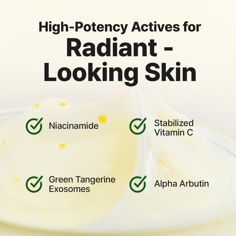 GOODAL Green Tangerine Vitamin C Cream [Advanced Ver.] – Vitamin C Cream with 5% Niacinamide | Fades Dark Spots, Boosts Radiance & Hydrates | Korean Skincare 1.69oz / 50ml Green Tangerine [Advanced]