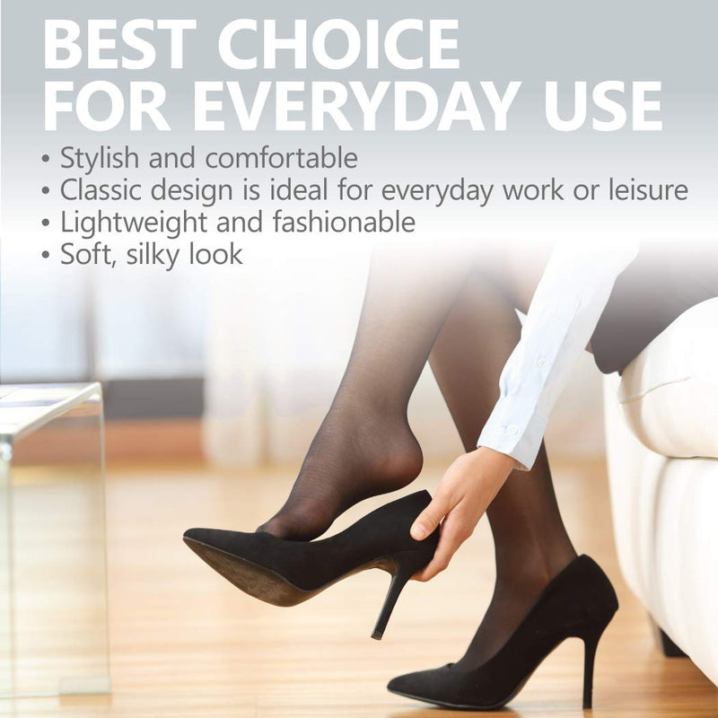 [Australia] - Prophylactic Compression Tights Graduated 13-15mmHg 70 Denier Black Size XS 