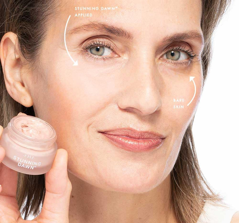 FarmHouse Fresh Eye Cream with Hyaluronic Acid, Vitamin C, Bakuchiol Stunning Dawn Brightening Eye Cream, 0.5 Oz