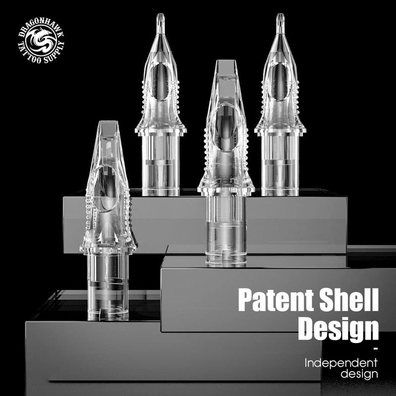 [Australia] - Dragonhawk Extreme Tattoo Needles - 20PCS Disposable Round Liner Cartridges 1203RL Professional Needles for Lining Work Fits Most Tattoo Machines 3RL 