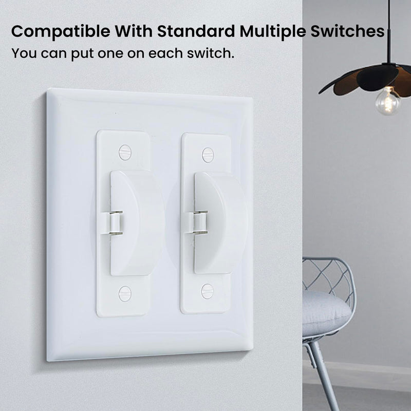 [Australia] - Switch Cover-Light Switch Cover-Light Switch Cover Guard-Light Switch Guard-Light Switch Cover Child Proof-Child Proof Light Switch Cover(White,1pc) 1 Pack 