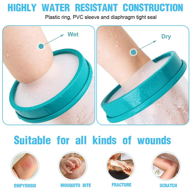 [Australia] - KSJEHW Waterproof plaster protection (hand) made of silicone, for bath and shower, for children up to 10 years (30x20cm) 