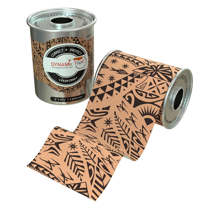 Dynamic Tape Bundle | 3" & 2" Beige & Black Biomechanical Tape + Dynamic Tape Scissors | Physio Tape for Muscle Support, Injury Recovery & Performance | Latex-Free | Ideal for Therapists & Athletes