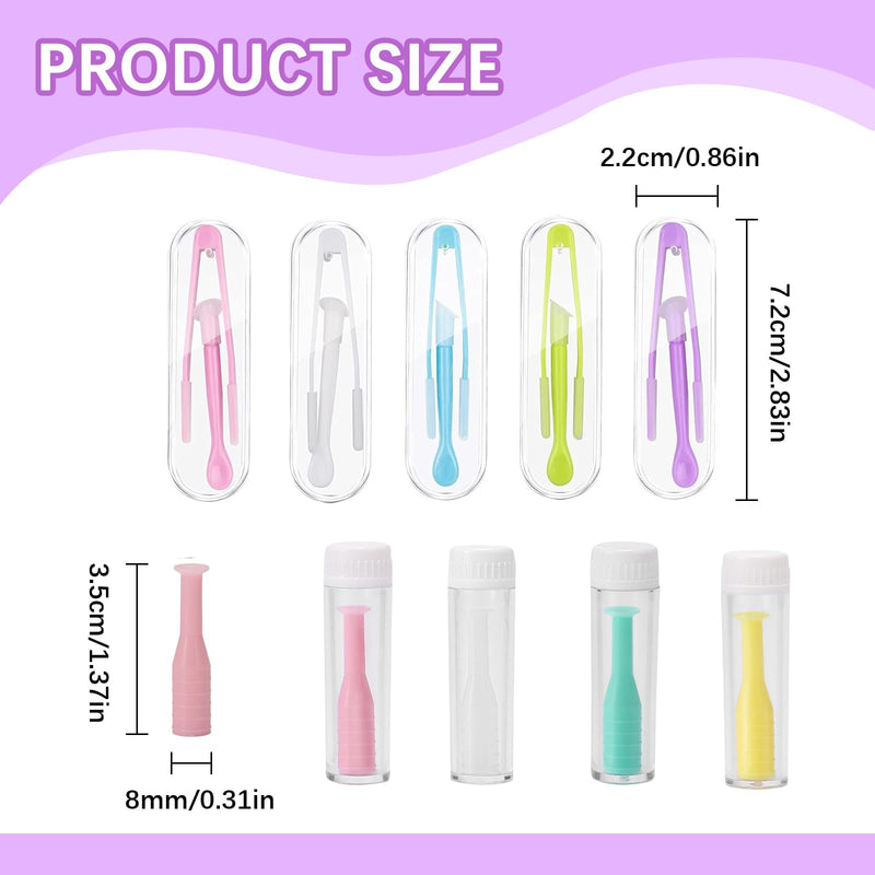 [Australia] - GUTERTOP Pack of 9 contact lens removers, soft lenses, colorful contact lens insertion aid, contact lens insertion aid for soft hard lenses 