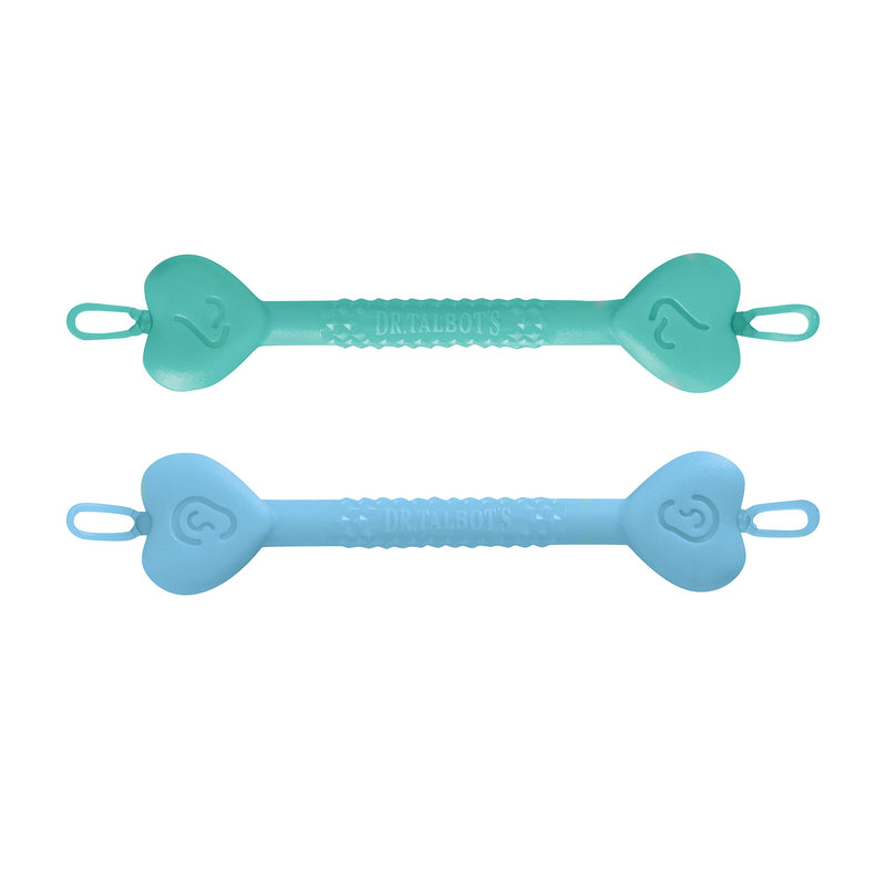 [Australia] - Dr. Talbot's Safe Ear Wax Removal Tool and Nose Cleaner for Baby with Travel Case, 2-Pack, Boy Blue and Green 