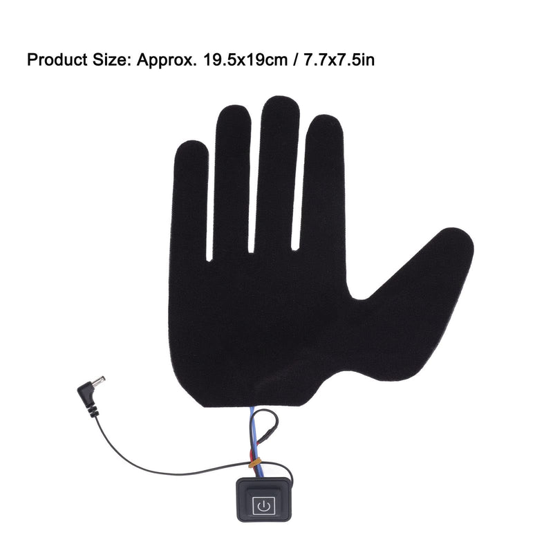 [Australia] - 2-piece electric heating glove pads with 3 adjustable gears, ultra-soft material, wide range of applications for running and hiking 