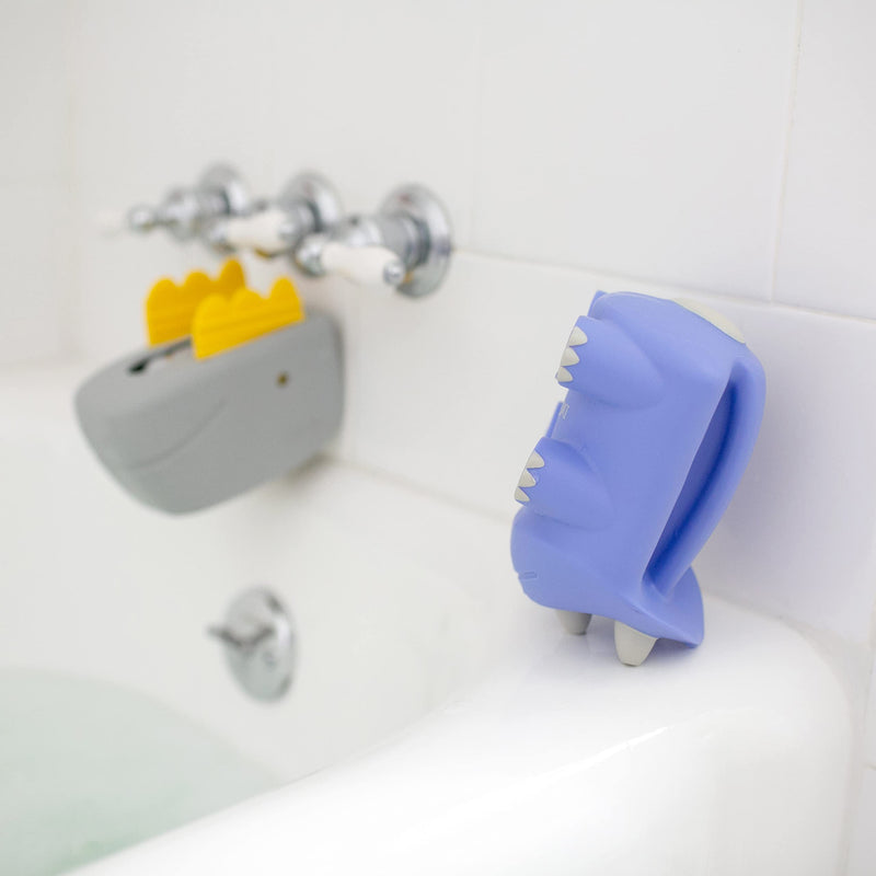 [Australia] - Dr. Brown’s CleanUp Dino-Soft Baby Bath Spout Cover, Soft and Safe on Tub Faucet, Toddler Bathtub Safety for Kids, BPA Free, Certified Plastic Neutral 