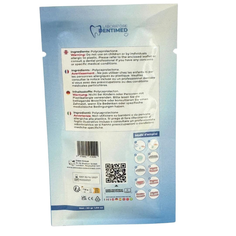 [Australia] - DENTIMED temporary dentures for clipping on - Temporary dentures for clipping on - Tooth repair set for temporary tooth prostheses - Artificial & false teeth for clipping on - cosmetic tooth 