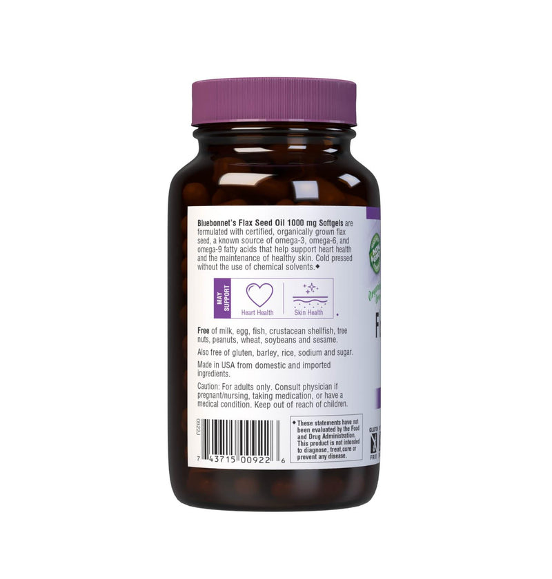 [Australia] - BlueBonnet Flaxseed Oil Softgels, 1000 mg, 100 Count 100 Count (Pack of 1) 