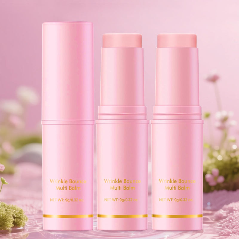 3 PCS Collagen Wand, Collagen Stick Multi Balm Stick, Anti Wrinkles Moisturiser,All-in-One Boosting Moisture Balm for Face, Lips, Eyes, Lip, Neck & Body- Reduce Fine Lines & Wrinkles (9g)