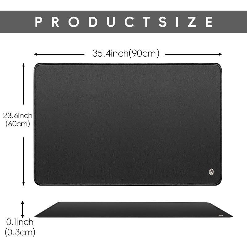 [Australia] - Grounding Mat,35.4x23.6 inches,Reconnect to The Earth EMF Recovery,for Foot Therapy, Universal Grounding Sleep Mat, Grounding Yoga Mat,Improve Energy,Sleep Assist and Helps with Anxiety BLACK 23.6x35.4 Inch (Pack of 1) 