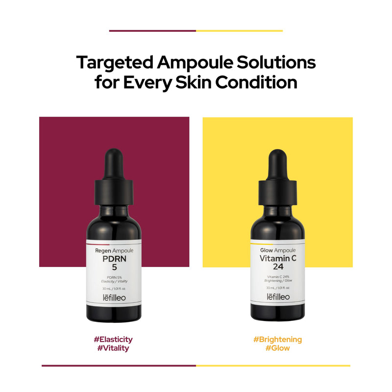 Vitamin C 24 Glow Ampoule | Radiance, Tone Up Care | 24% Vitamin C Complex, Glutathione & Tranexamic Acid | Korean Skincare Serum | 30 mL / 1.01 fl.oz