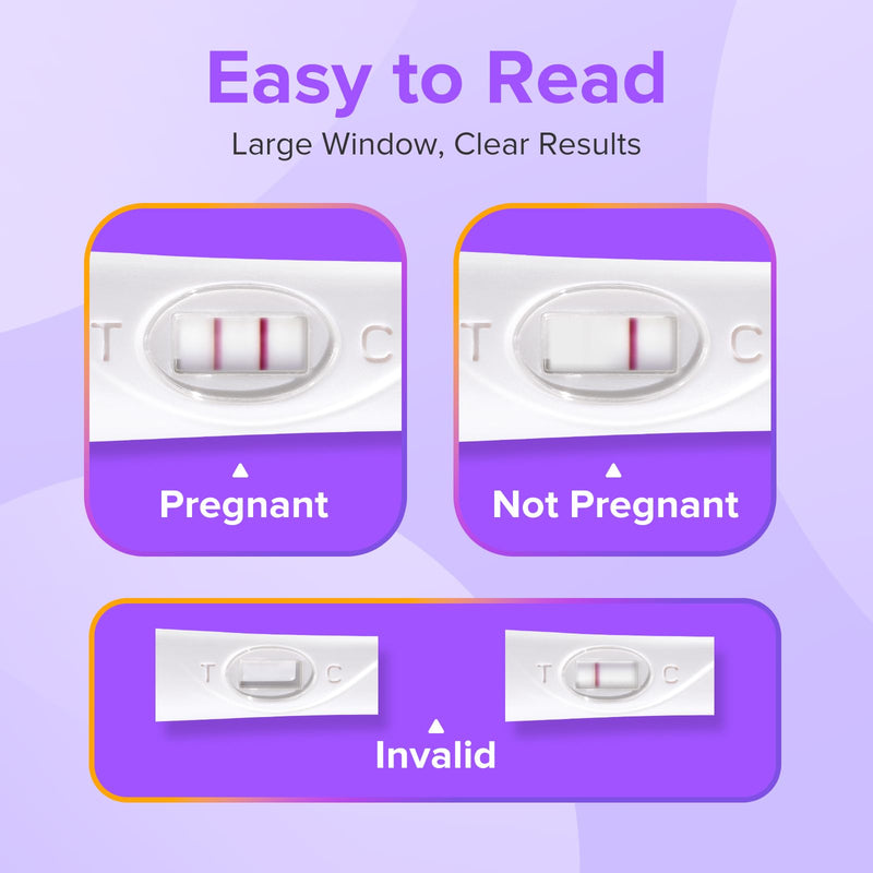 Premom Pregnancy Test Midstream | Early Detection Pregnancy Stick - Fast & Rapid hCG Tests for Home Use - 3 Count 3 Count (Pack of 1)