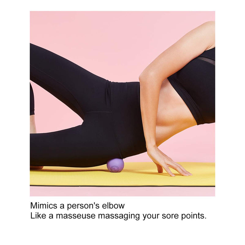 [Australia] - Massage Lacrosse Balls for Myofascial Release, SGS Certification, Massage Deep Tissue for Back and Shoulder, Trigger Point Therapy, Muscle Knots, Relieving Muscle Pain, Yoga Ball for Feet Blue 