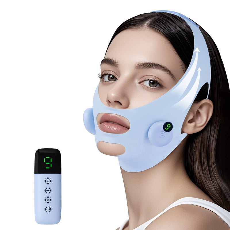 [Australia] - V-Shaped Face Machine Double Chin Reducer, Electric Double Chin Reducer & Face Lifting Device with 6 Modes 9 Intensity Levels 