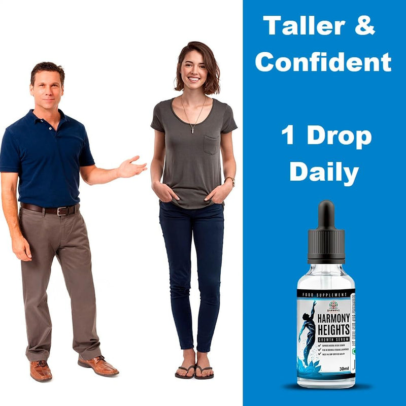 Harmony Heights Liquid Drops/Growth Serum - Taller Gain Height