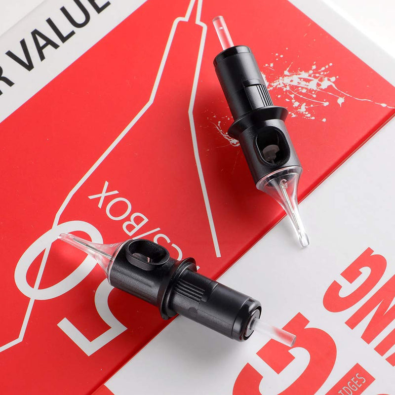 [Australia] - STIGMA #12(7RL) Standard Disposable Tattoo Needle Cartridges with Membrane Safety Cartridges for Tattoo Artists Round Liner 50Pcs Super Value Pack EN05-50-1207RL 1207RL 
